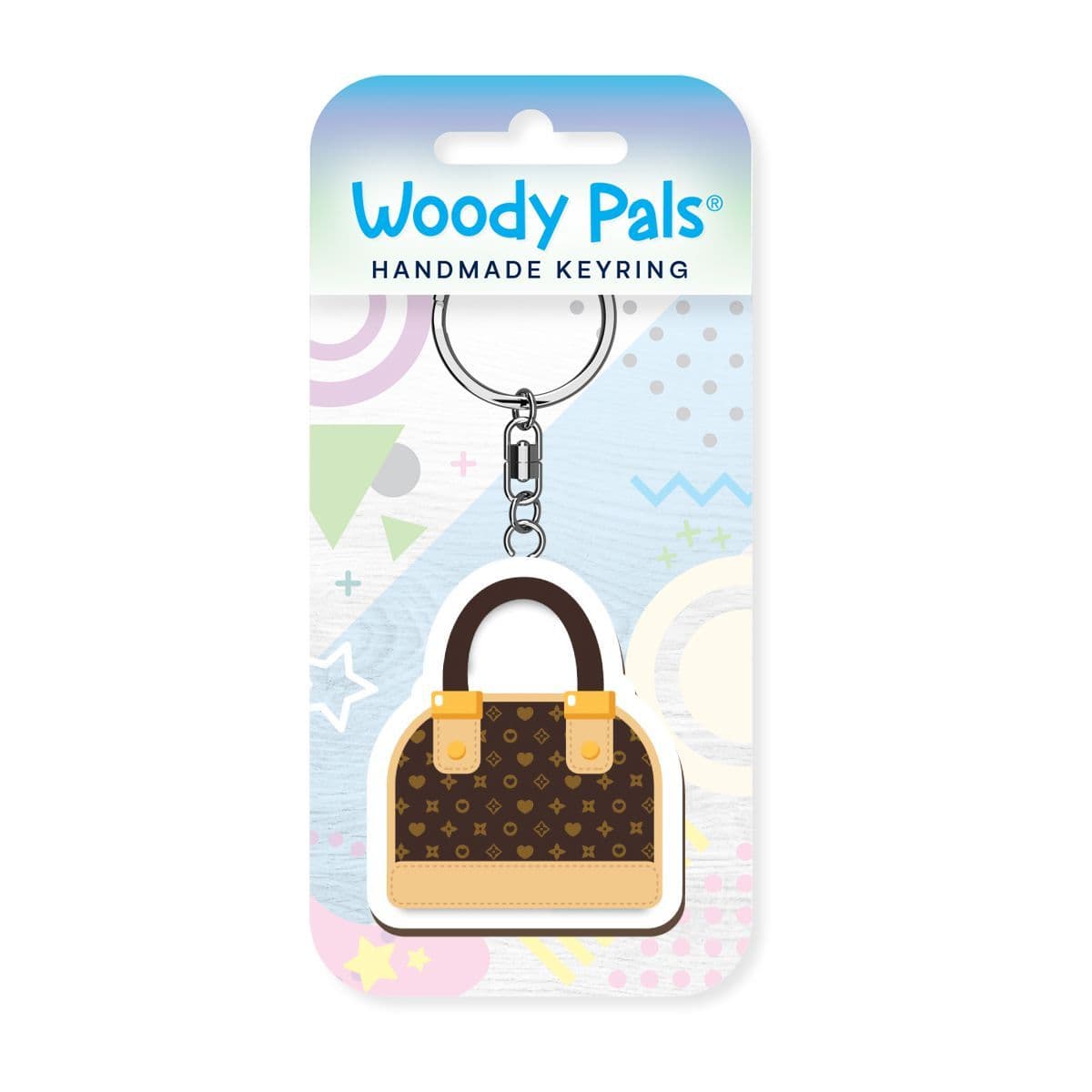 Handbag Wooden Keyring