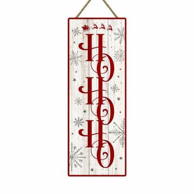 HoHoHo Christmas Tall Sign