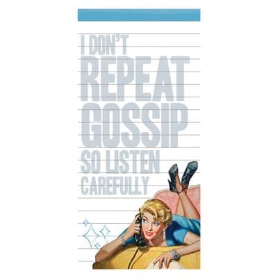 I Don't Repeat Gossip Magnet Notepad