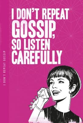 I Don't Repeat Gossip XL Notebook