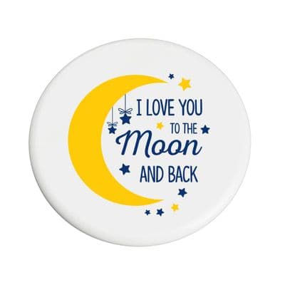 I Love You To The Moon and Back Coaster