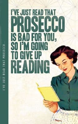 I've Just Read That Prosecco... Notelet notebook
