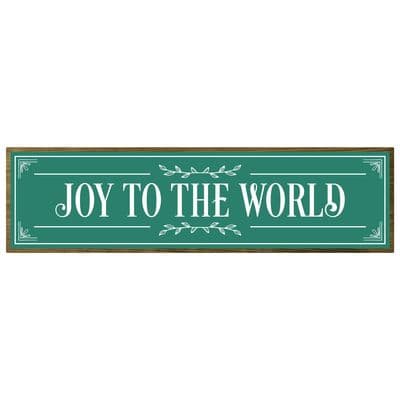 Joy To The World Christmas Rustic Sign