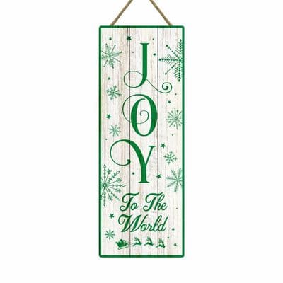 Joy To The World Christmas Tall Sign
