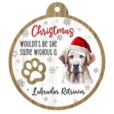 Labrador Retriever Pet Christmas Decoration