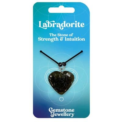 Labradorite Heart Necklace