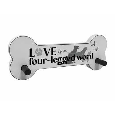 Love Is A Fourlegged Dog Bone Sign