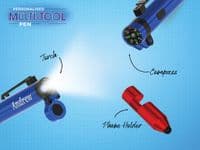 Multi-Tool 7-in-1 Pen Blank Blue