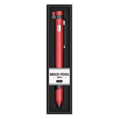 Multi-Tool 7-in-1 Pen Blank Red