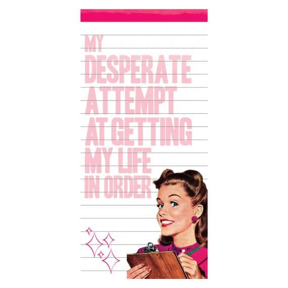 My Desperate Attempt Magnet Notepad