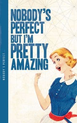 Nobody's Perfect Notelet notebook