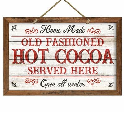 Old Fashioned Christmas Framed Sign