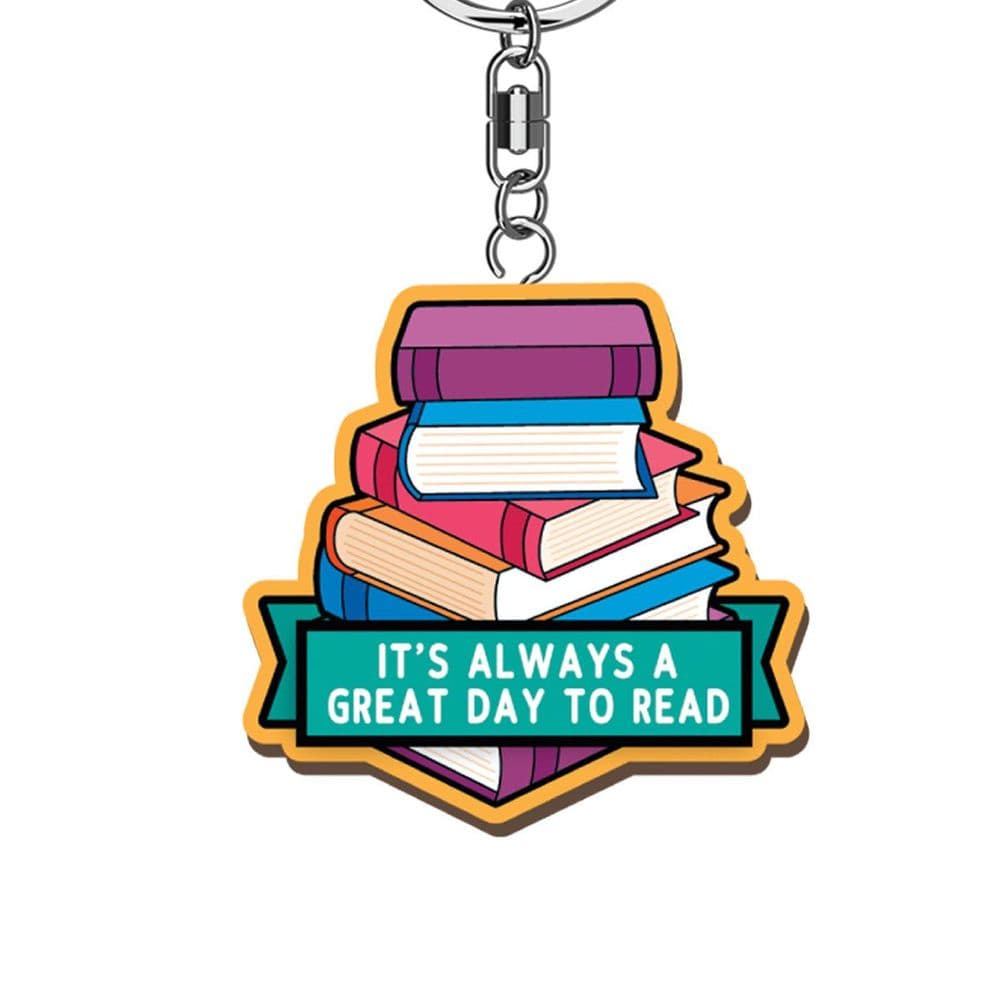 Key Rings Reading Reader Wooden Keyring
