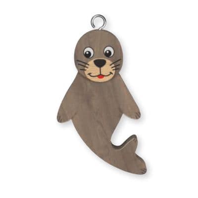Seal Wooden Keyring