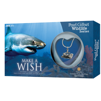 Shark Pearl Giftset with Wildlife Pendant