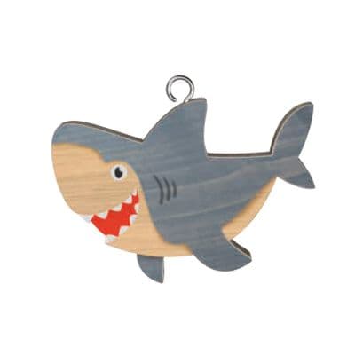 Shark Wooden Keyring