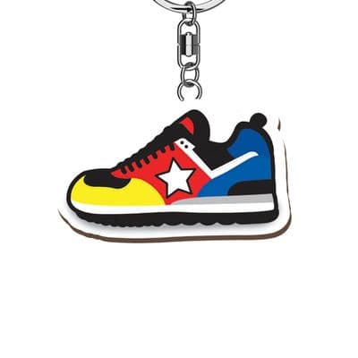 Sneaker Wooden Keyring