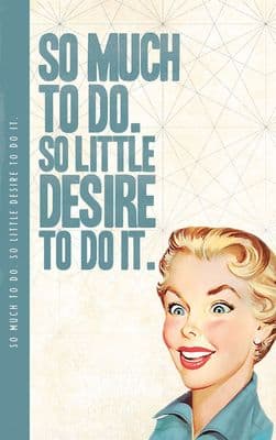 So Much To Do. Notelet notebook