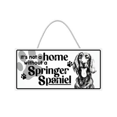 Springer Spaniel Hanging Sign