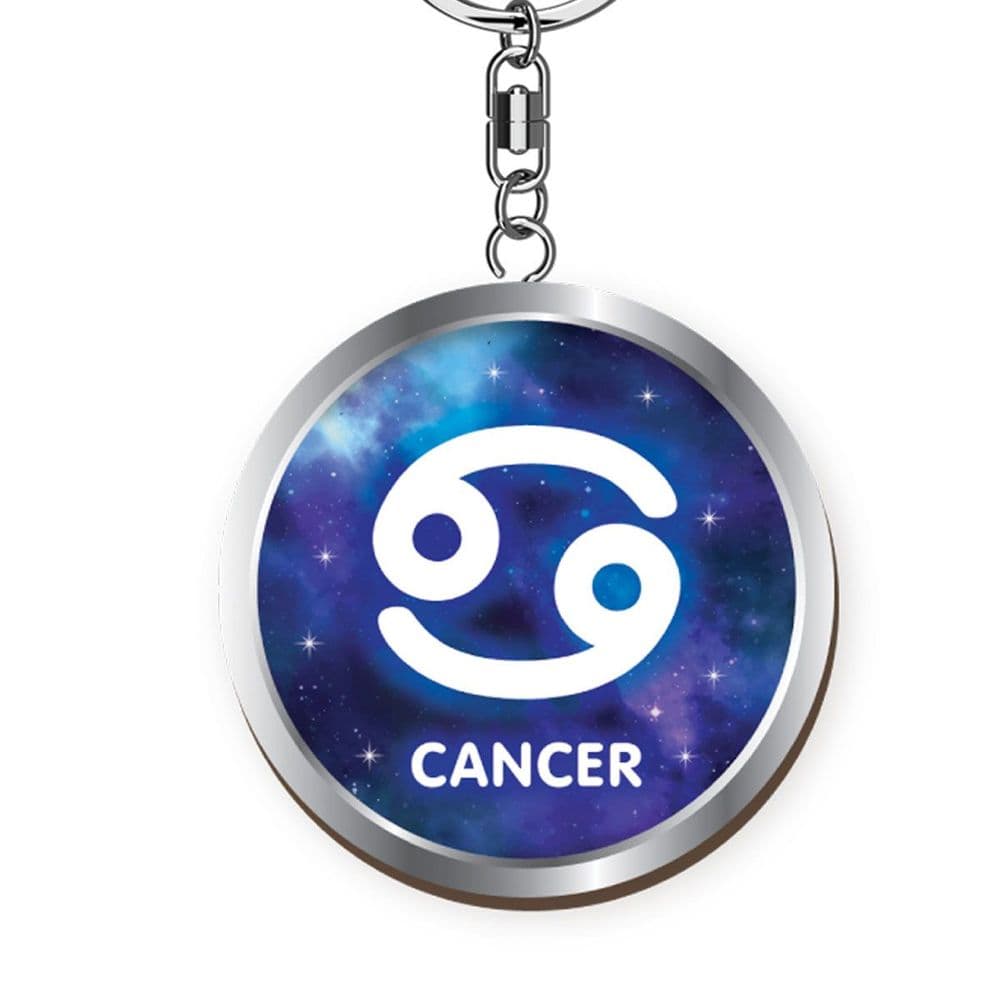Cancer Star Sign Key Rings Starsign Cancer Wooden Keyring