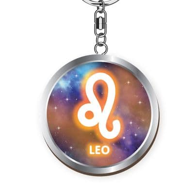 Starsign Leo Wooden Keyring