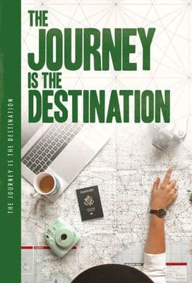 The Journey Is The Destination XL Notebook