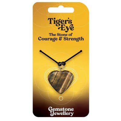 Tiger's Eye Heart