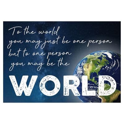 To The World Signtastic Sign