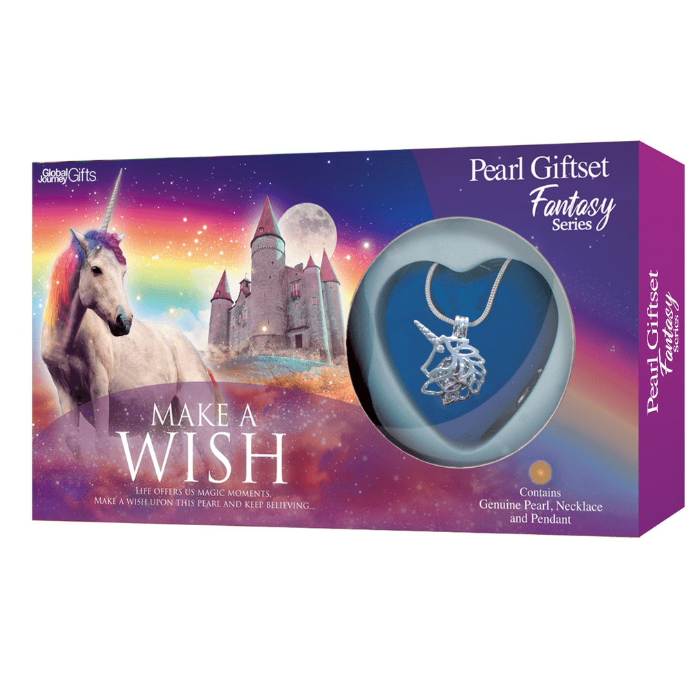 Unicorn Pearl Giftset with Fantasy Pendant