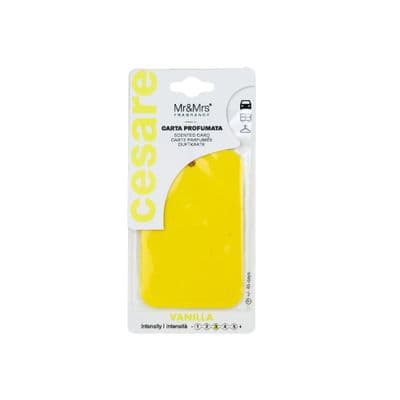 Vanilla Car Yellow Scented Card Fragrances