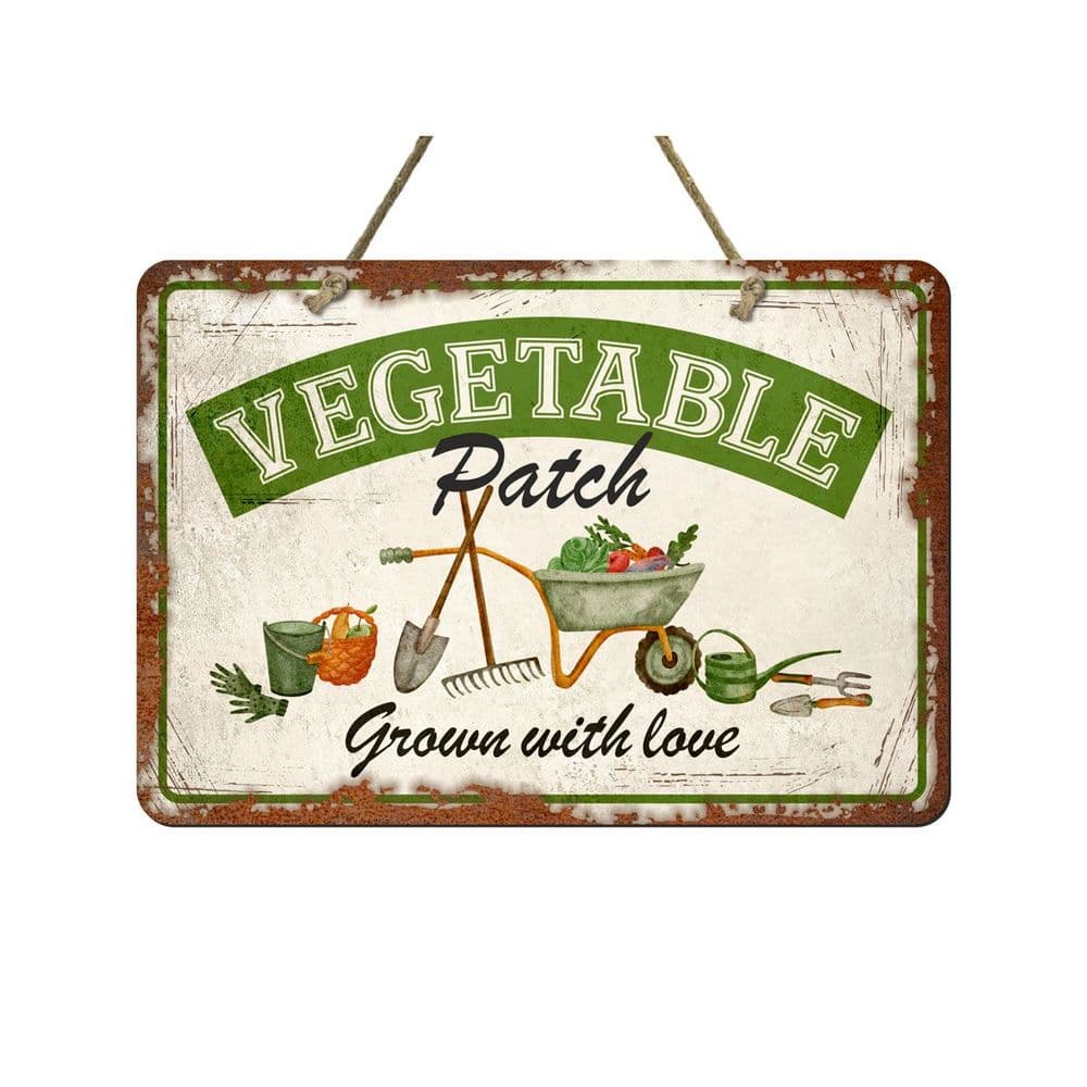 Growing Patch Sign Vegetable Patch Metal Sign