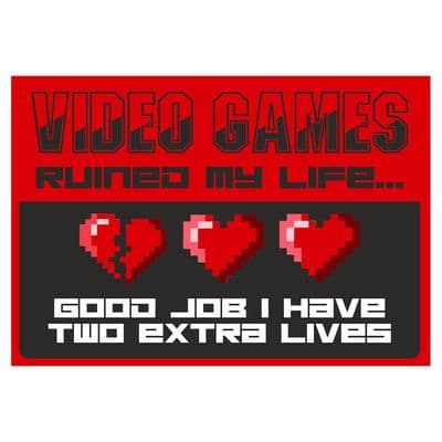 Video Games Signtastic Sign