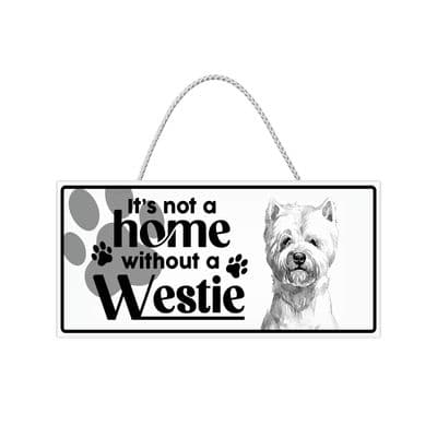 Westie Hanging Sign