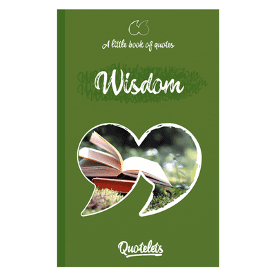 Wisdom Quotelet quotebook