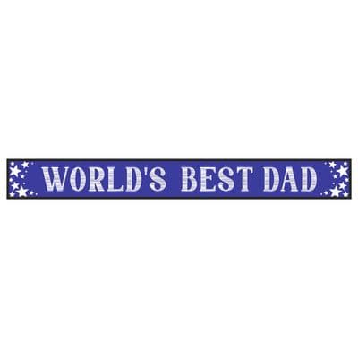 World's Best Dad Skinny Sign