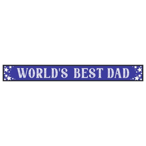 Top Dad Sign World s Best Dad Skinny Sign