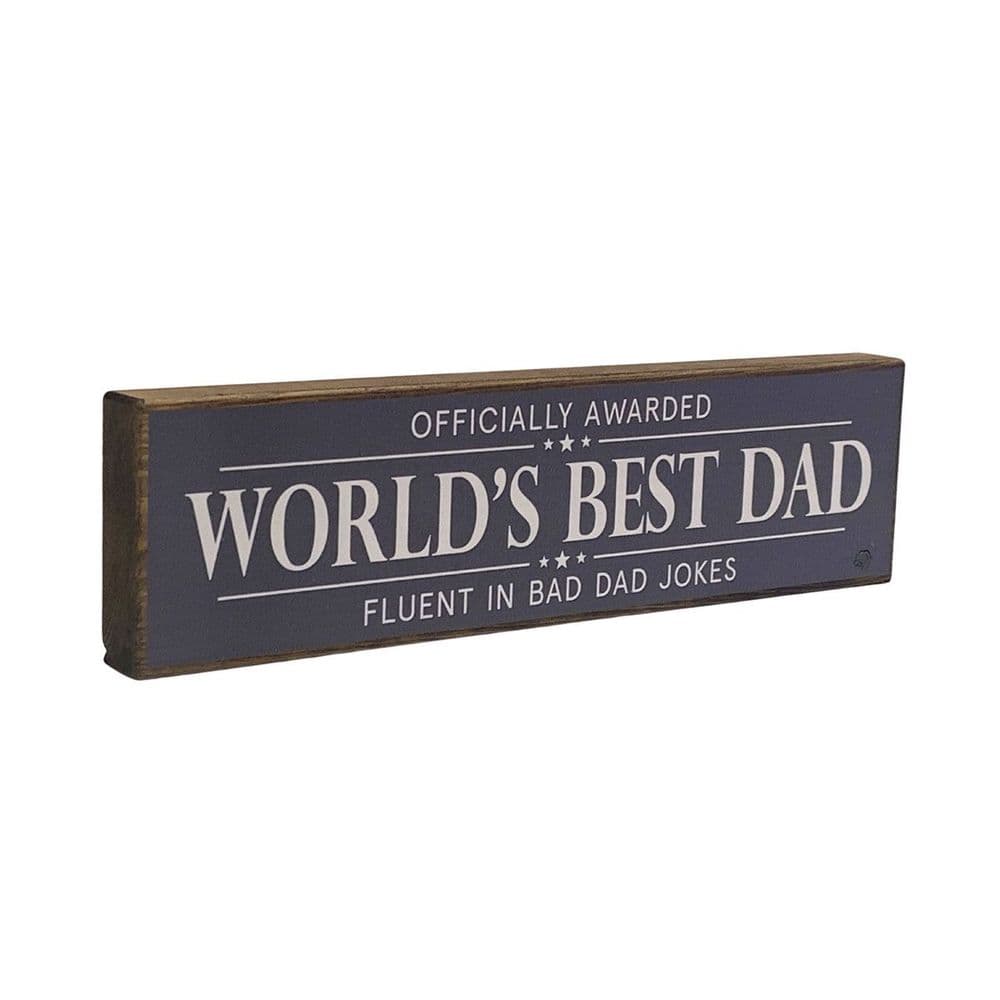 Top Dad Sign Worlds Best Dad Mini Rustic Wood Sign