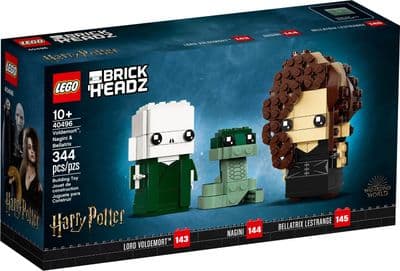 LEGO 40496 HARRY POTTER BRICKHEADZ Voldemort - Nagini - Bellatrix