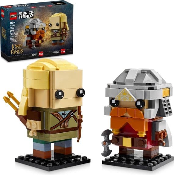 LEGO Brickheadz Lord of the Rings Legolas & Gimli - 40751
