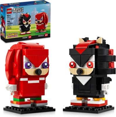 LEGO Brickheadz Sonic the Hedgehog Knuckles and Shadow - 40672