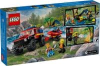 LEGO City 4x4 Fire Truck with Rescue Boat - 60412