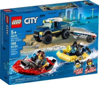 LEGO City Elite Police Boat Transport Toy 60272