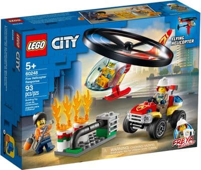 LEGO City Fire Helicopter Response 60248