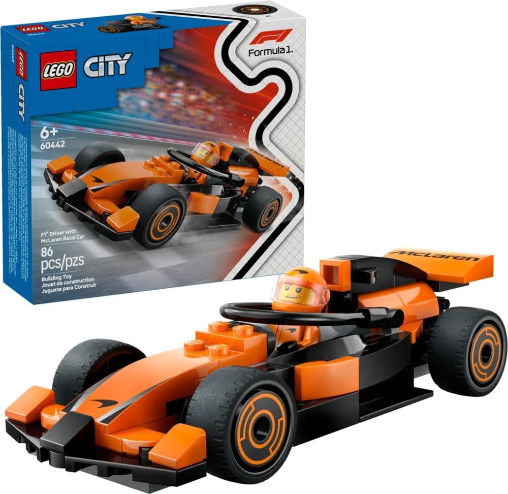 LEGO City Formula One F1 Driver with McLaren Race Car - 60442