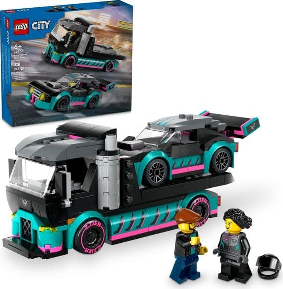LEGO City Race Car and Car Carrier Truck - 60406