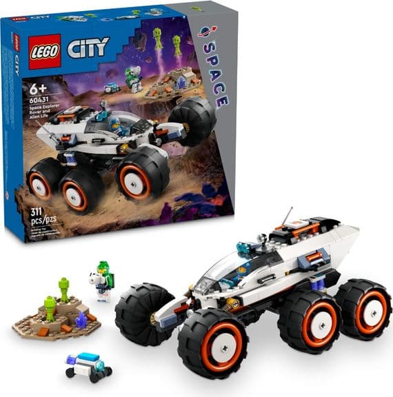 LEGO City Space Explorer Rover and Alien Life - 60431
