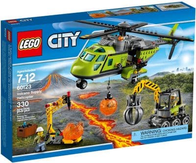 LEGO City Volcano Supply Helicopter 60123
