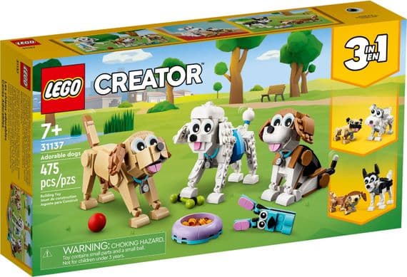 LEGO Creator 3 in 1 Adorable Dogs - 31137