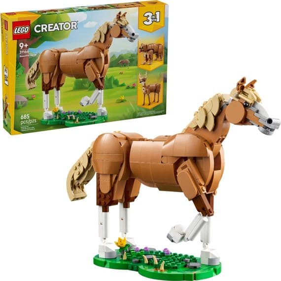 LEGO Creator 3 in 1 Beautiful Horse - 31166