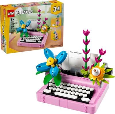 LEGO Creator 3 in 1 Typewriter with Flowers - 31169